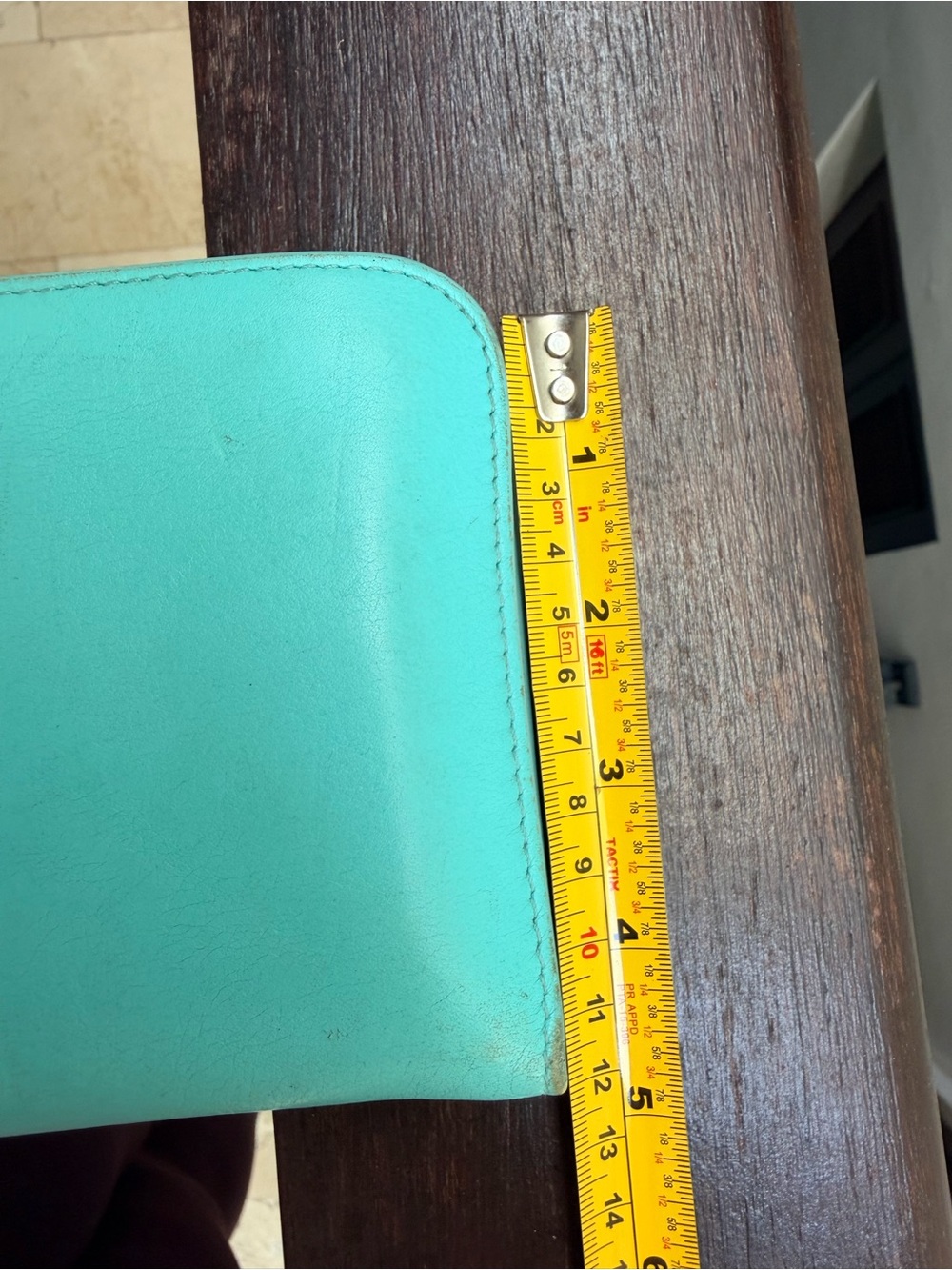 Tiffany & Co Large Zip Around Wallet Tiffany Blue Leather Wallet Authentic - Picture 8 of 11